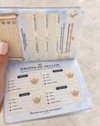 Pasaporte Diplomático Celestial ARYVONNE | Edición blanca en español