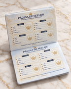 Pasaporte Diplomático Celestial ARYVONNE | Edición blanca en español