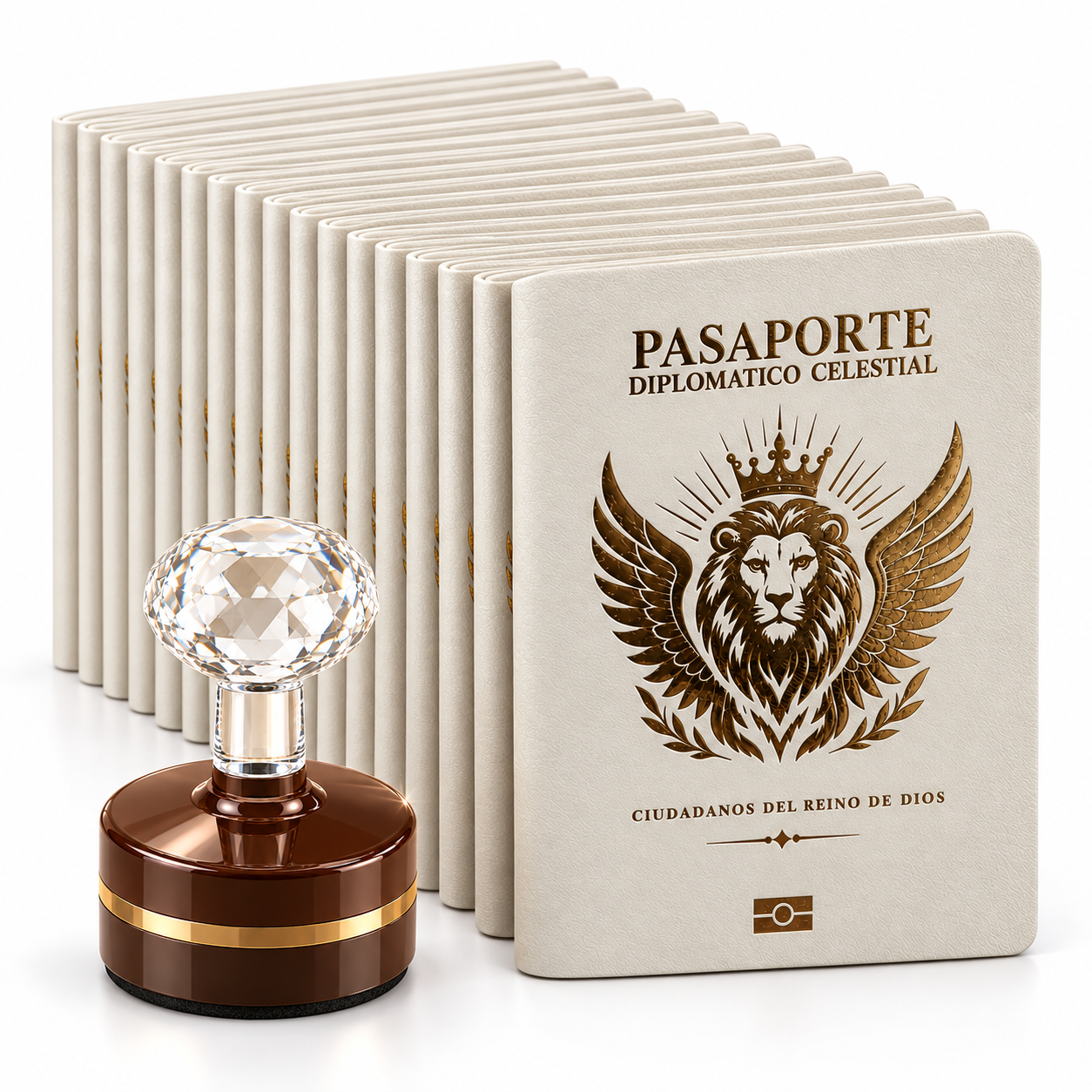 Kit 50 Pasaportes Diplomáticos Celestiales