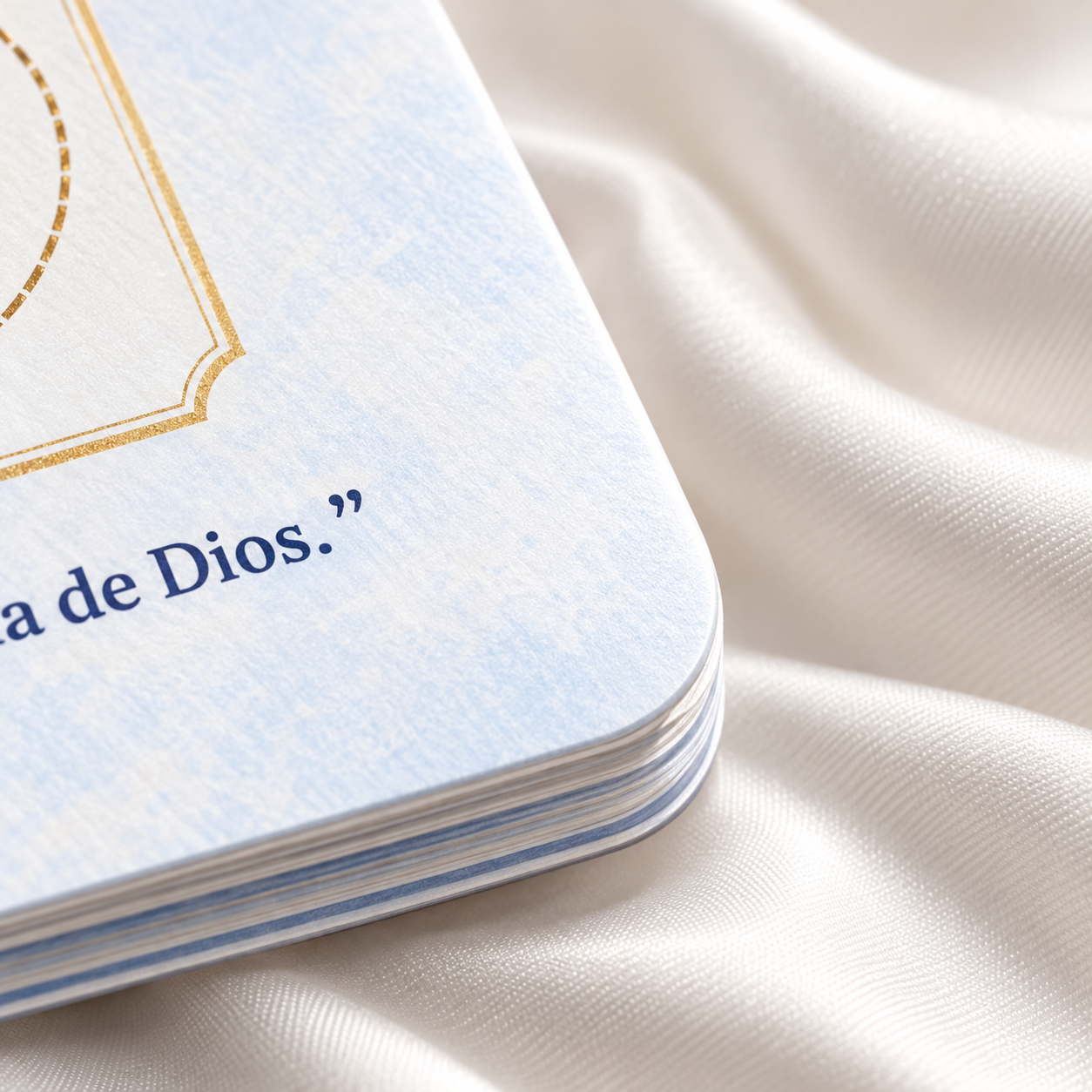 Detalle de las esquinas redondeadas