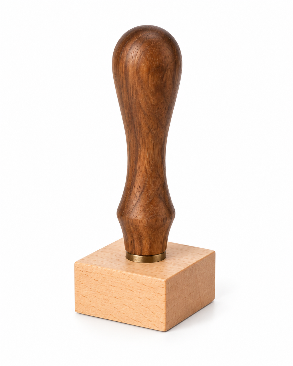 Sello Personalizado de Madera con Logo, Nombre o Texto