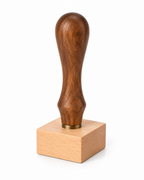 Sello Personalizado de Madera con Logo, Nombre o Texto